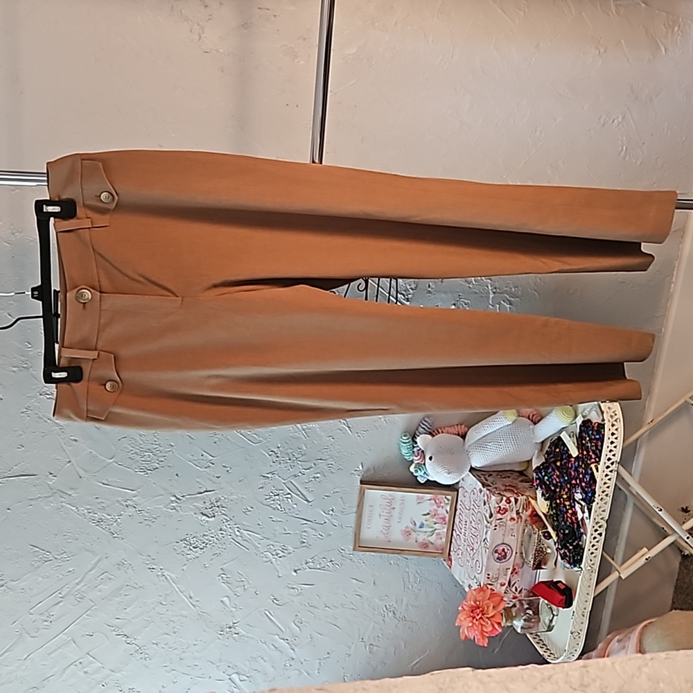Ann Taylor light brown slacks/trouser pants. 12 Curvy.